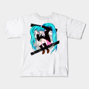 Rolling girl Kids T-Shirt